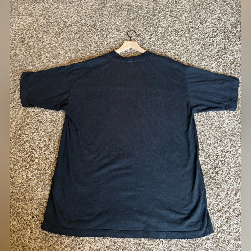 Stone Island Ribbed Neck Reflective Logo Black - Picture 2 of 7